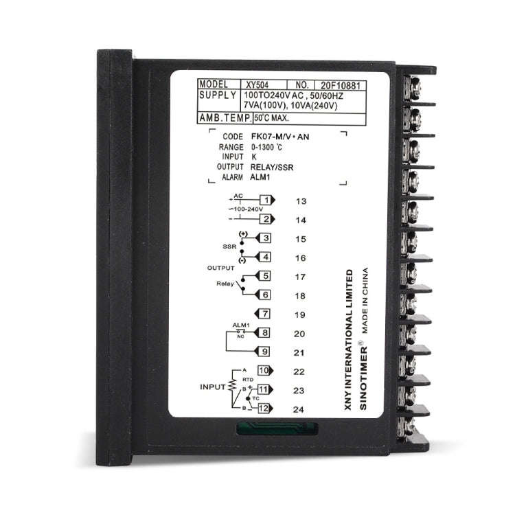 SINOTIMER XY504 Smart Temperature Control Instrument Short Case PID Heating Refrigeration Relay S...