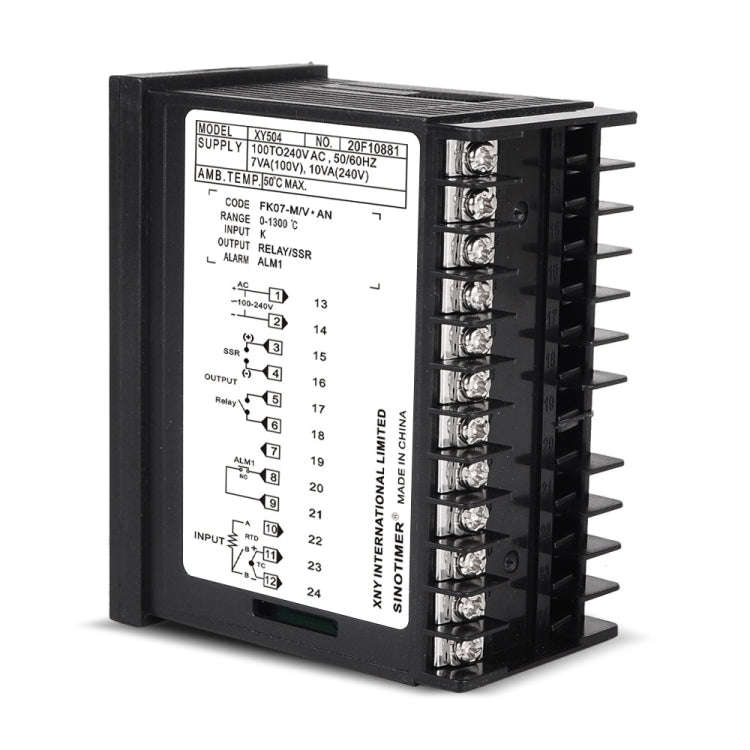 SINOTIMER XY504 Smart Temperature Control Instrument Short Case PID Heating Refrigeration Relay S...