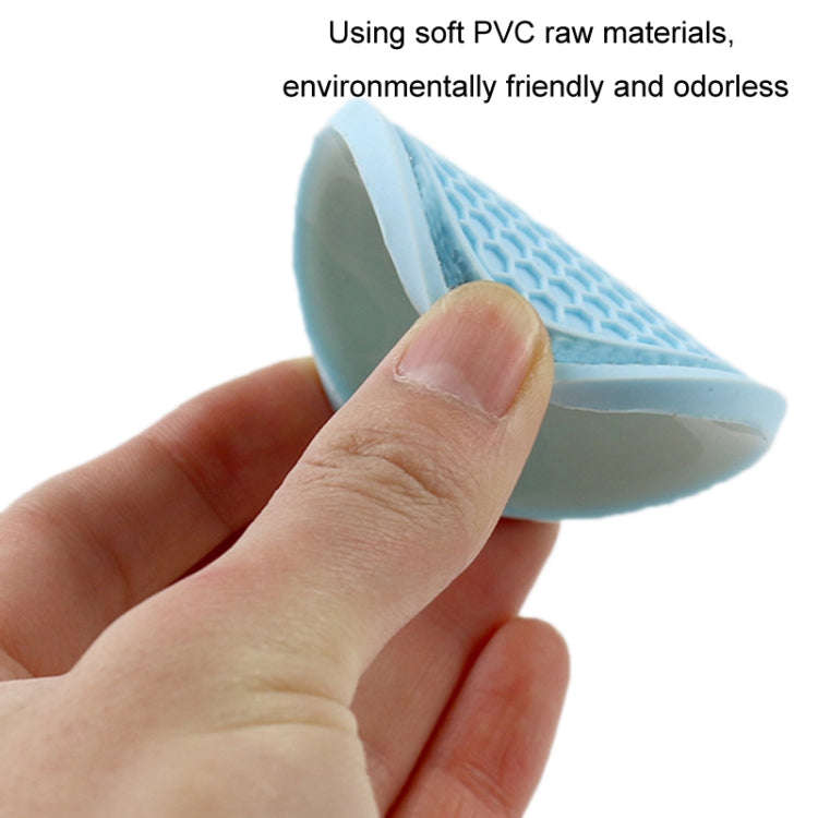3pcs 7cm Car Diamond-free Water Coaster Interior Anti-slip Mat(Gray)