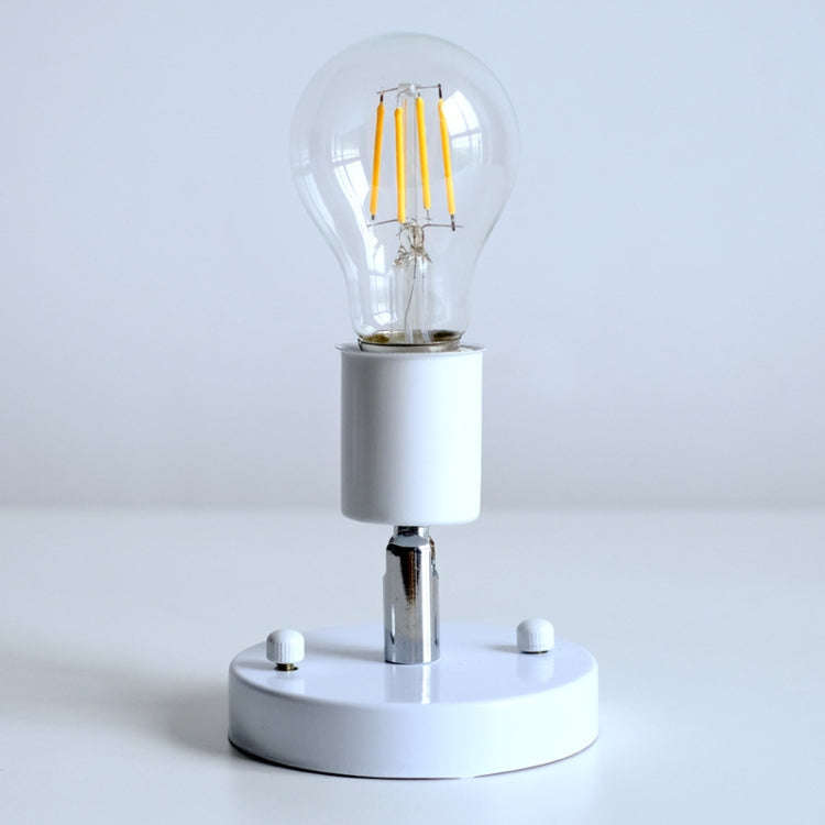 E27 Screw Mount Metal Retro Universal Lampholder Lamp Fittings, Color: Golden