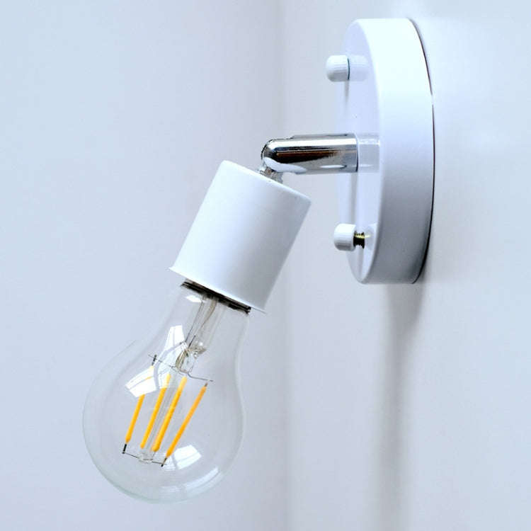 E27 Screw Mount Metal Retro Universal Lampholder Lamp Fittings, Color: Golden