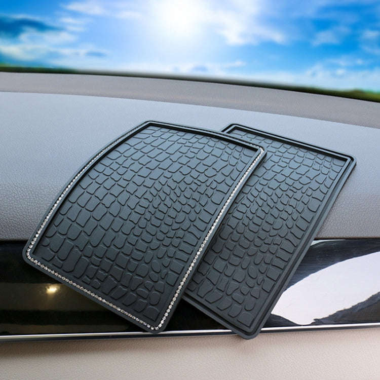 Car Storage Mat Anti-slip Mat for Mobile Phone Ornaments, Style: Without Diamond