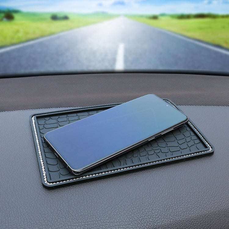 Car Storage Mat Anti-slip Mat for Mobile Phone Ornaments, Style: Without Diamond