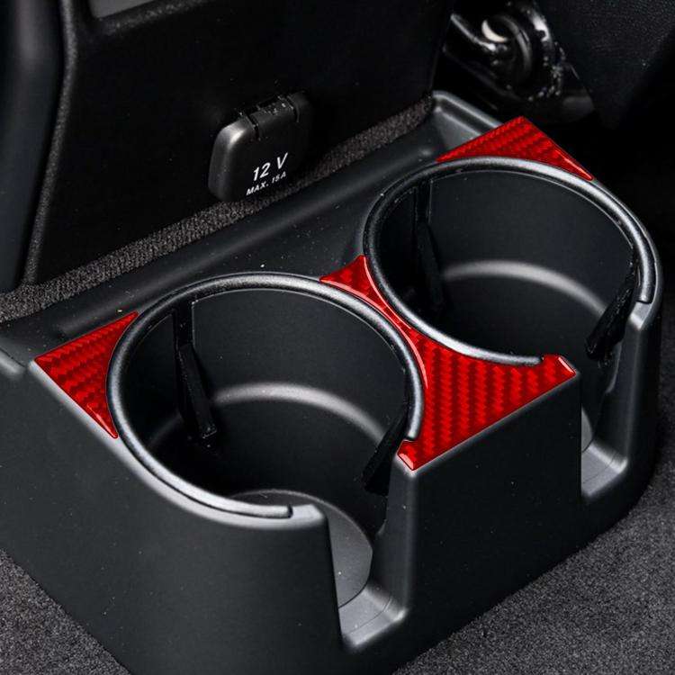 For Mercedes-Benz G-Class W463 3pcs /Set Rear Drain Cup Holder Sticker(Black)