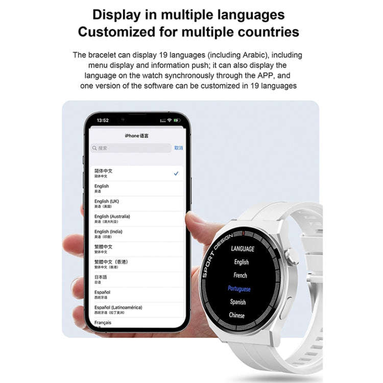 GT3Pro 1.28-Inch Health Monitoring Bluetooth Call Smart Watch With NFC, Color: Black Leather