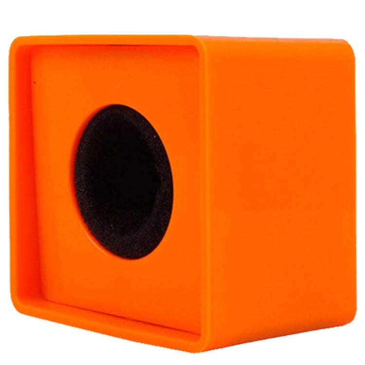 Interview Microphone Logo Flag Station, Spec: Square Orange