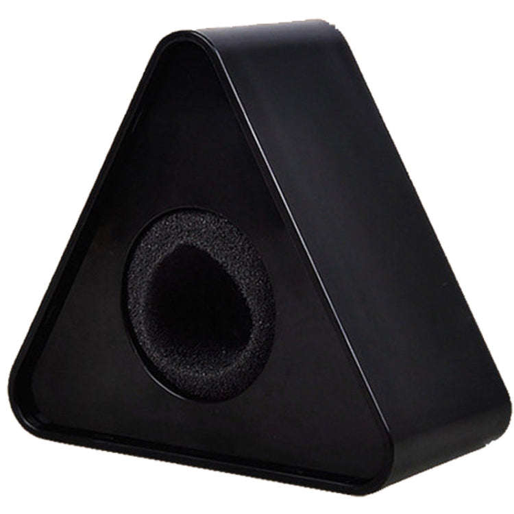 Interview Microphone Logo Flag Station, Spec: Triangular Black