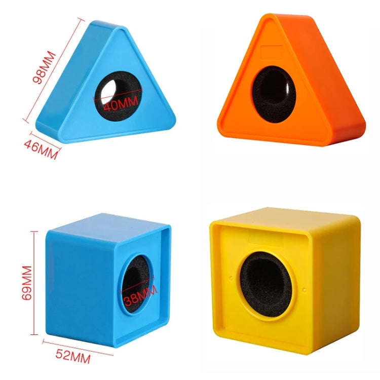 Interview Microphone Logo Flag Station, Spec: Square Black