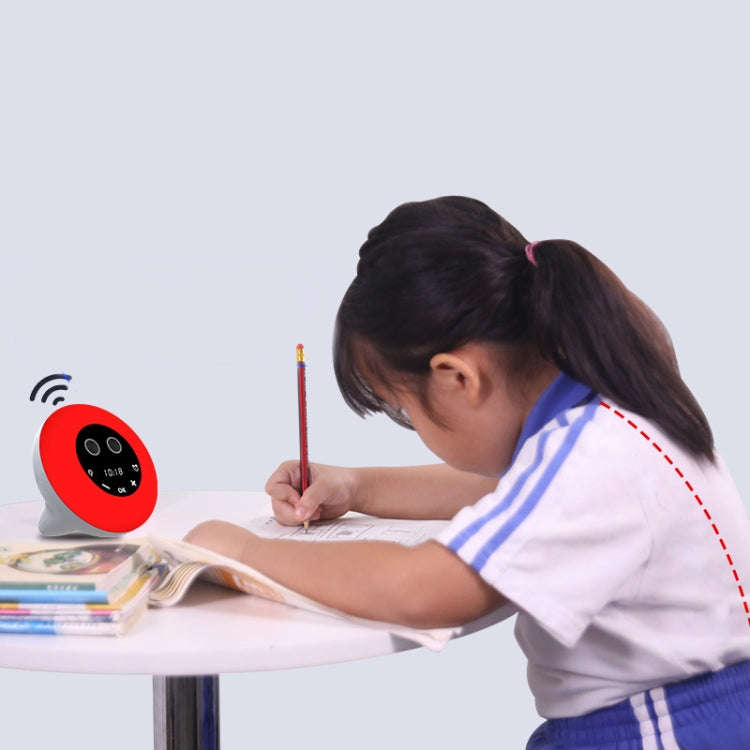 Multifunctional Alarm Clock Time Management Sitting Correction Reminder(White)