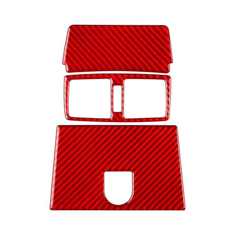 For Mercedes-Benz G-Class W463 3pcs /Set Rear Central Air Vent Set Sticker(Red)
