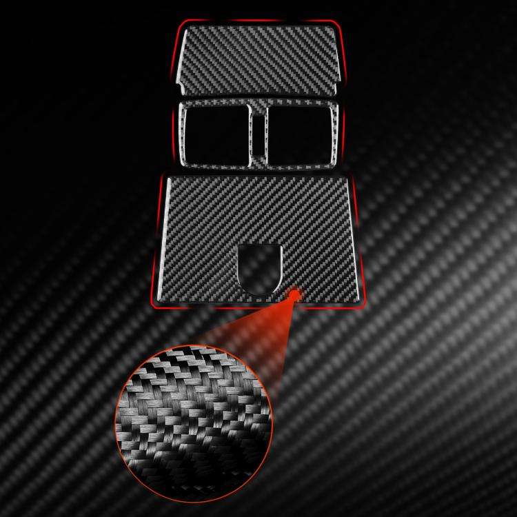For Mercedes-Benz G-Class W463 3pcs /Set Rear Central Air Vent Set Sticker(Black)
