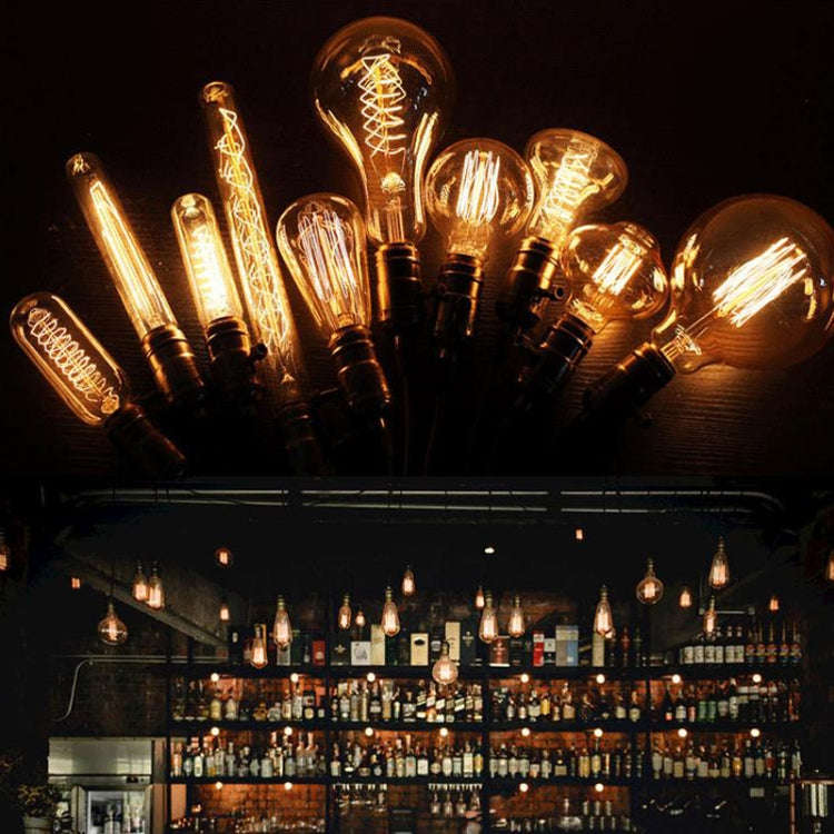 4pcs /Box A60 LED Antique Lamp Vintage Decorative Illumination Light Bulb, Power: 110V 40W(Tip Gold)