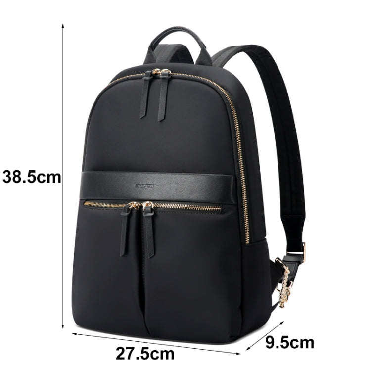 Bopai 14-inch Laptop Casual Lightweight Waterproof Backpack(Black)