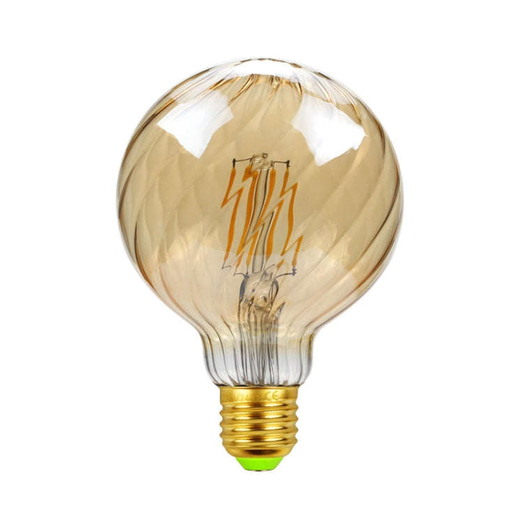 E27 Screw Port LED Vintage Light Shaped Decorative Illumination Bulb, Style: G95 Oblique Gold(220...