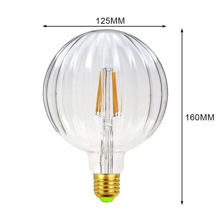 E27 Screw Port LED Vintage Light Shaped Decorative Illumination Bulb, Style: G125 Watermelon Tran...