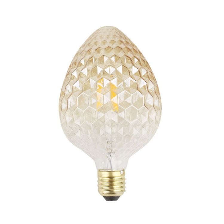 E27 Screw Port LED Vintage Light Shaped Decorative Illumination Bulb, Style: Strawberry Gold(110V...