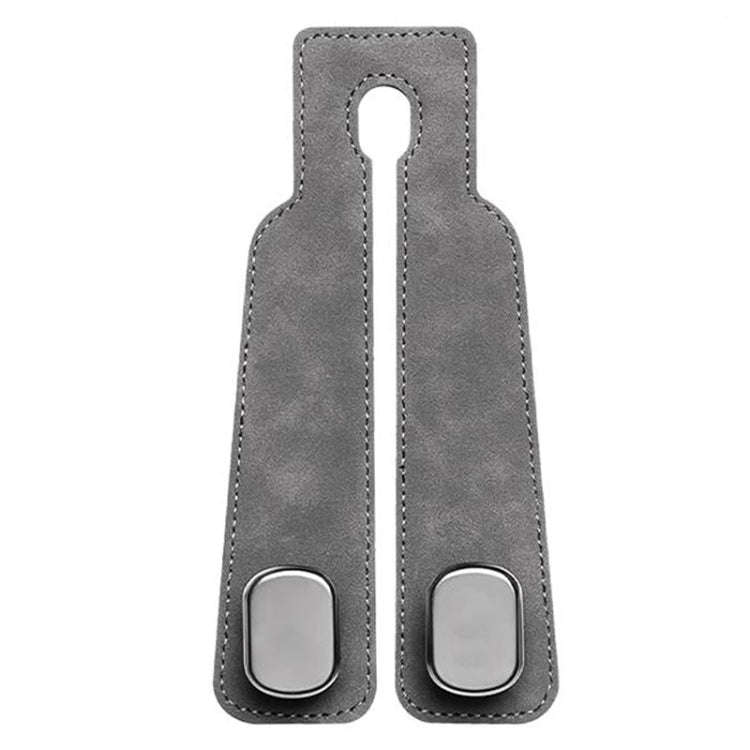 Car Seat Mack Multifunctional Metal Hook Mobile Phone Holder, Style: No Mark(Gray)