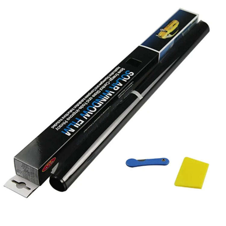 50cm x 3m Car Glass Sun Protection Heat Insulation Solar Translucent Film, Transmittance: 1 Percent