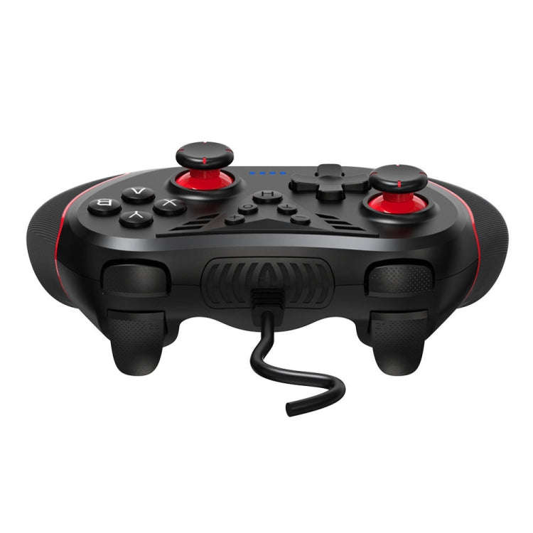 For Switch / PC USB Wired Gamepad With Vibration And Burst Function(White)