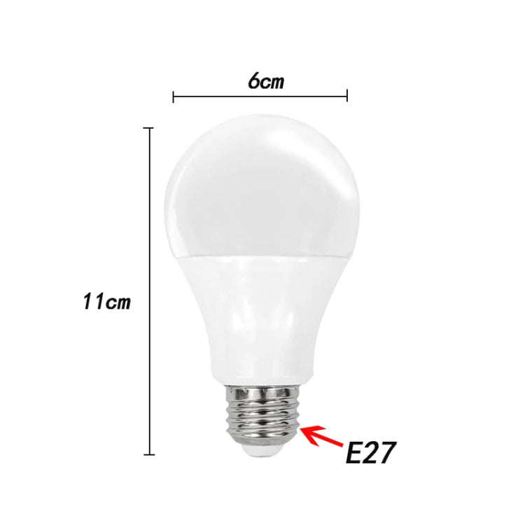 2pcs /Pack 9W E27 LED Purple Light UV Bulbs Ambient Light(White)
