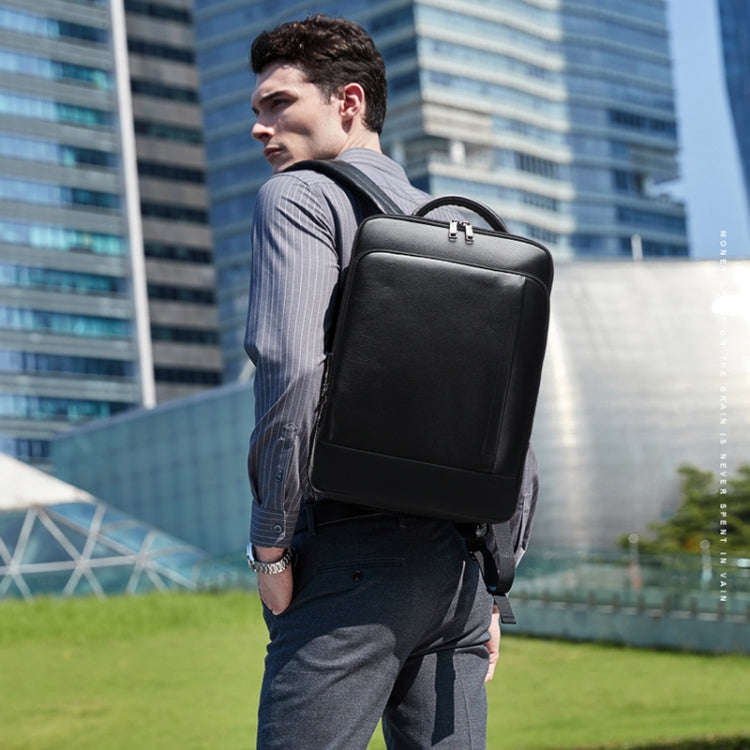 Bopai Large-Capacity Waterproof Business Laptop Backpack With USB+Type-C Port, Color: Flagship Ve...