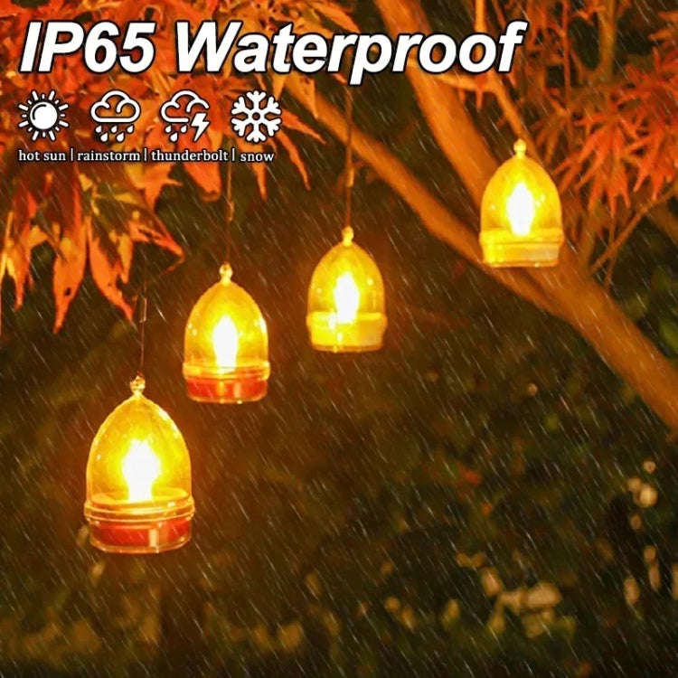 Solar Candle Light Outdoor Courtyard Villa Garden Waterproof Decoration Light, Spec: Heart Model ...