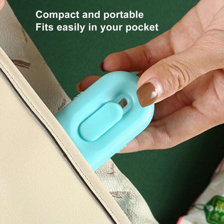 Food Packaging Sealer 2 In 1 Magnetic Mini Handheld Vacuum Sealer Machine With Cutter(Black)