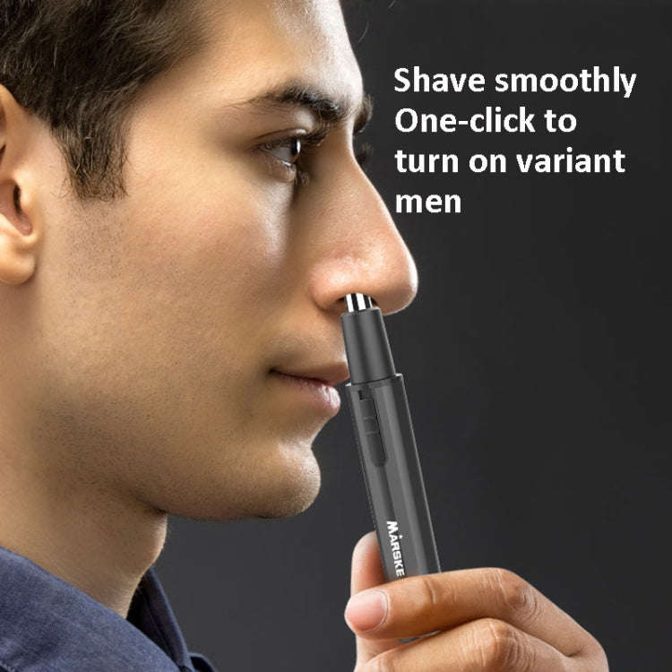 MARSKE  MS-7111 3 In 1 Electric Nose Hair Trimmer Type-C Rechargeable Grooming Instrument(Green)