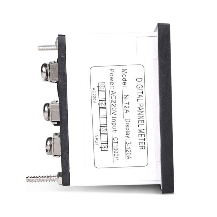 SINOTIMER N-72A AC Current Signal Indicator Square Turntable LED Digital Ammeter