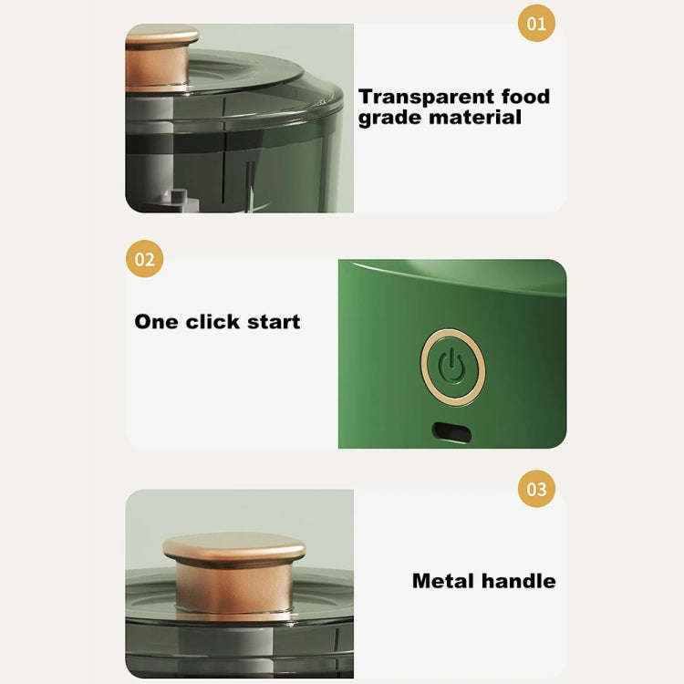 JRQ-01 Home Wireless Electric Meat Grinder Kitchen Garlic Pounder, Size: Long-press(Coffee)