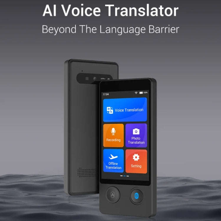 Hishell W12 144 Languages AI Voice Translator Smart Camera Translator Offline Dialogue Real-Time ...