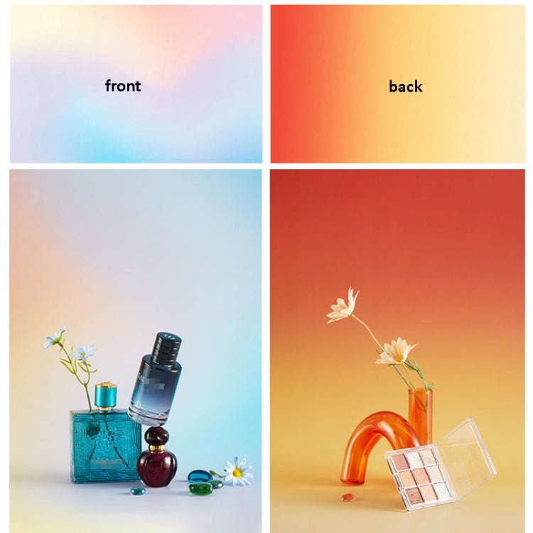 57 x 87cm Double-sided Gradient Background Paper Atmospheric Still Life Photography Props(Rainbow...