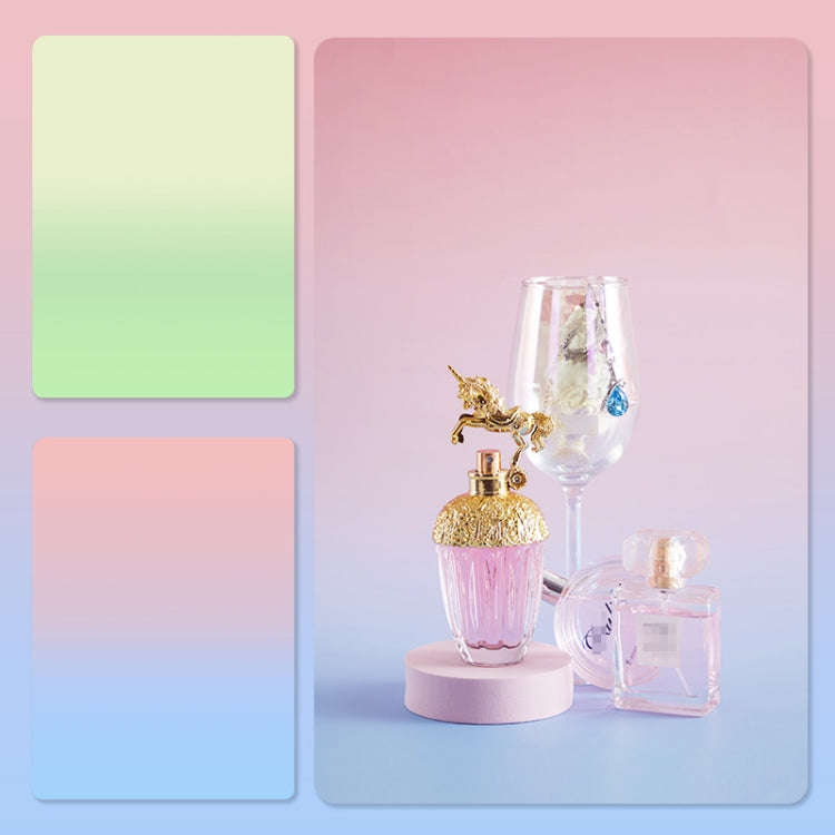 57 x 87cm Double-sided Gradient Background Paper Atmospheric Still Life Photography Props(Pink Bl...