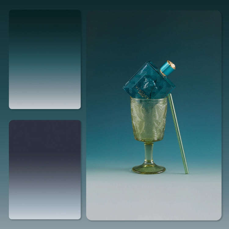 57 x 87cm Double-sided Gradient Background Paper Atmospheric Still Life Photography Props(Deep Gr...