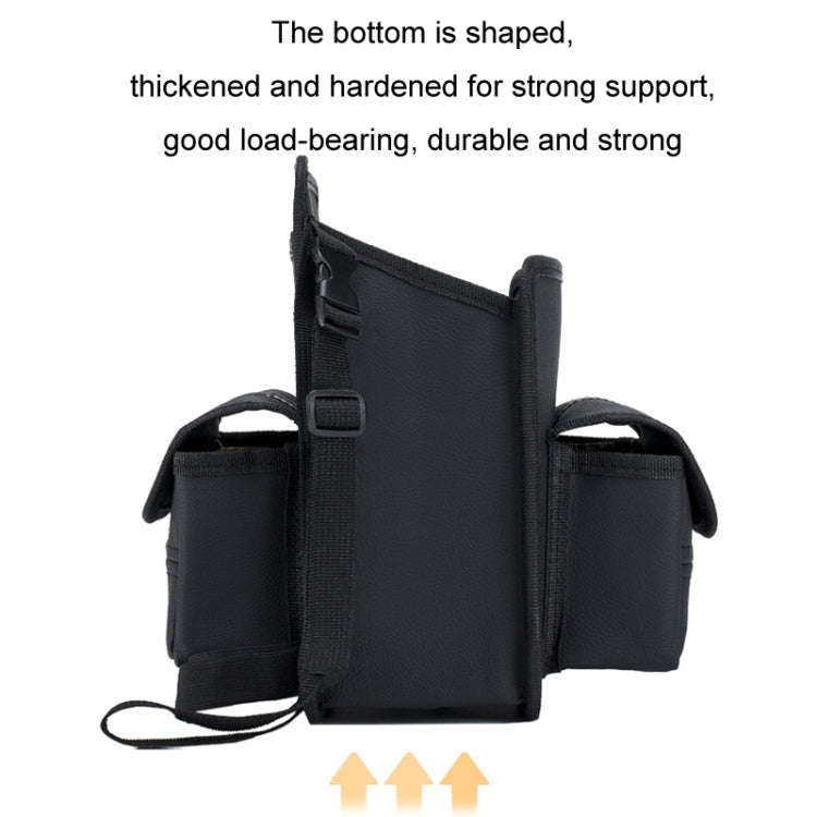 Car Seat Storage Mesh Pocket Hanging Storage Bag Tissue Box, Color: H9160 Black