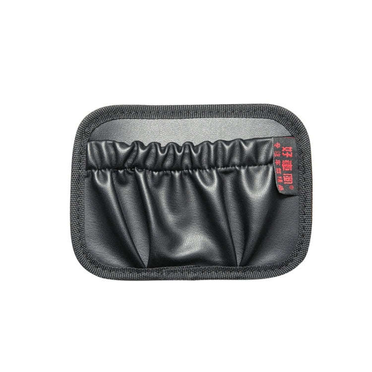Car Instrument Console Adhesive Net Pocket Storage Hanging Bag, Color: H013 Black Small