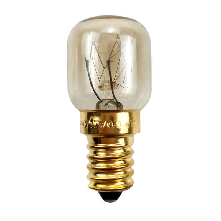 E14 Salt Crystal Lamps High Temperature Resistant Oven Light Bulb, Power: 15W Brass Lamp Head(270...