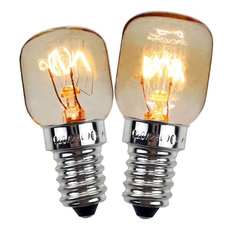 E14 Salt Crystal Lamps High Temperature Resistant Oven Light Bulb, Power: 25W Brass Lamp Head(270...
