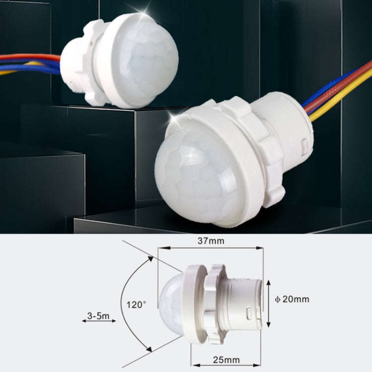 Infrared Human Body Sensor Switch Module Ceiling Downlight, Specification: DC12-24V