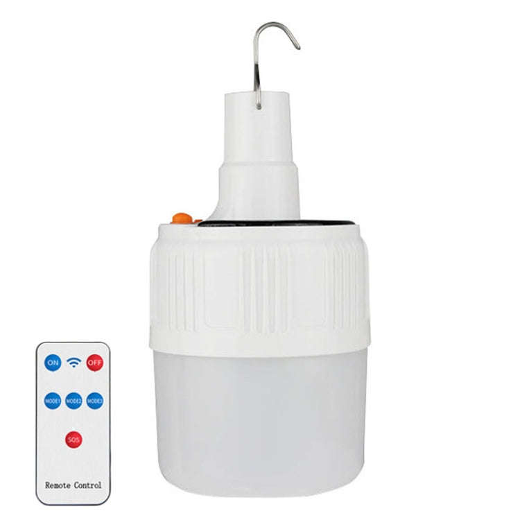 Rechargeable LED Solar Bulb Light Waterproof Night Market Stall Energy Saving Lamp, Model: 24LED ...