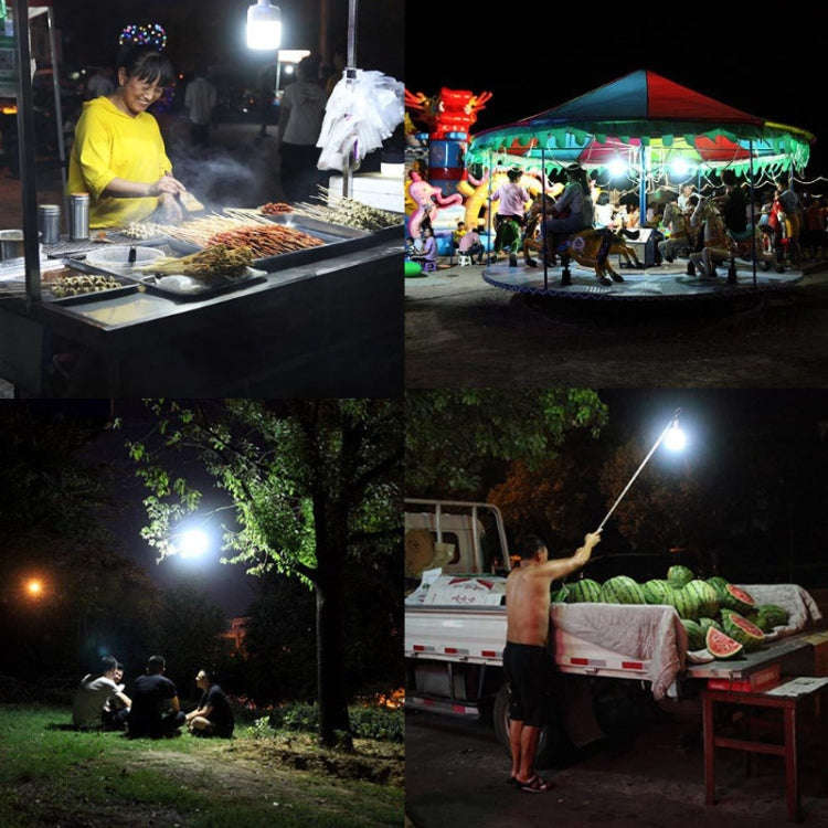 Rechargeable LED Solar Bulb Light Waterproof Night Market Stall Energy Saving Lamp, Model: 42LED ...