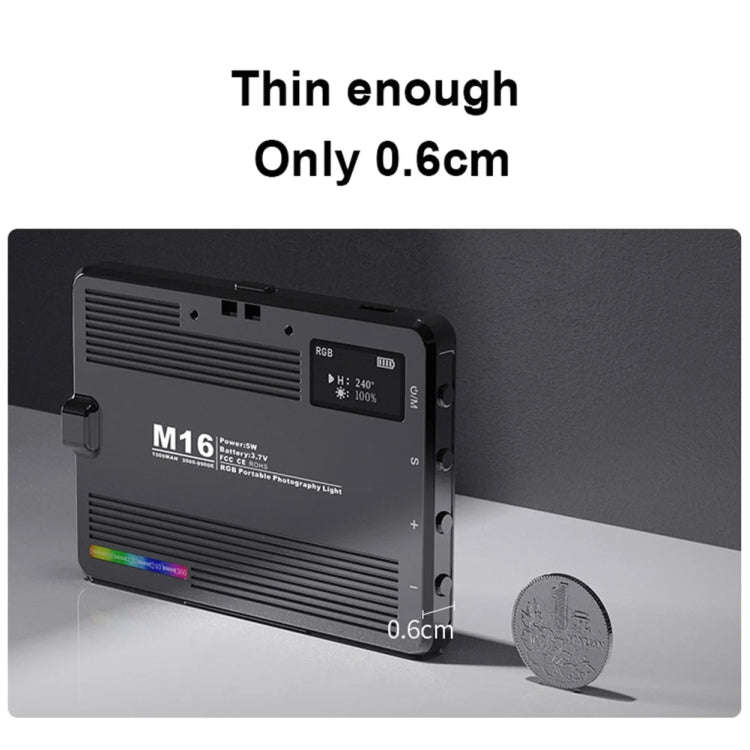 Desiontal M15 3 Color Temperature Rechargeable Pocket Light Mini Photography Light LED Outdoor Sh...