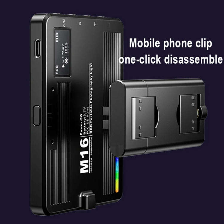 Desiontal M15 3 Color Temperature Rechargeable Pocket Light Mini Photography Light LED Outdoor Sh...