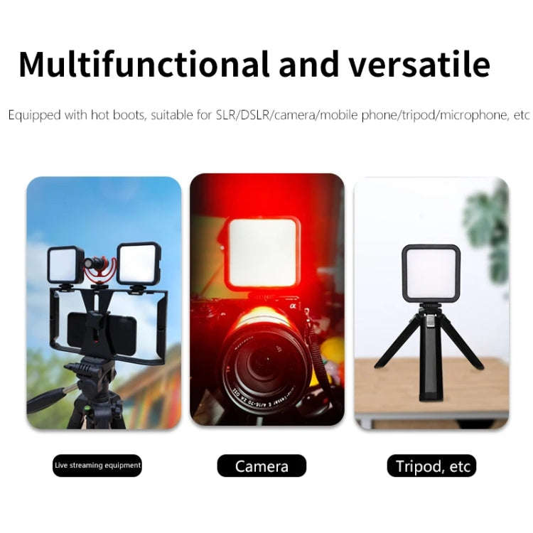 Desiontal W70 Full Color RGB Live Fill Light Portable Small Pocket Light Ambient Photo Handheld P...