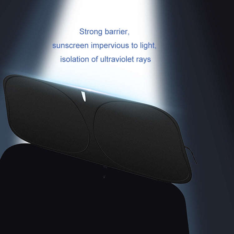 Car Front Windshield Heat Insulation Sun Protection Visor, Specification: Front Block 145x80cm