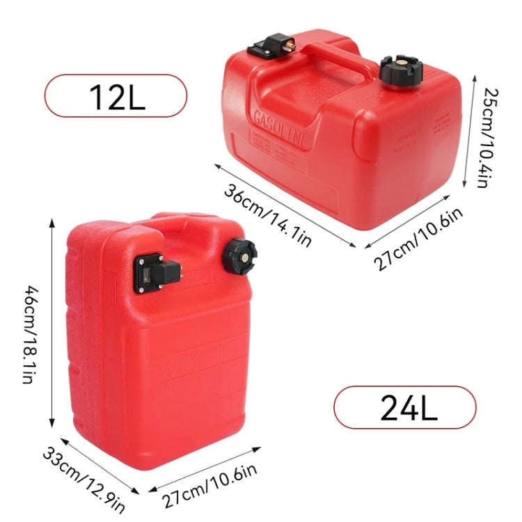 KOETSU Outboard Motor External Fuel Tank Accessories Spare Oil Drum, Capacity: 12L Outer Oil Tank