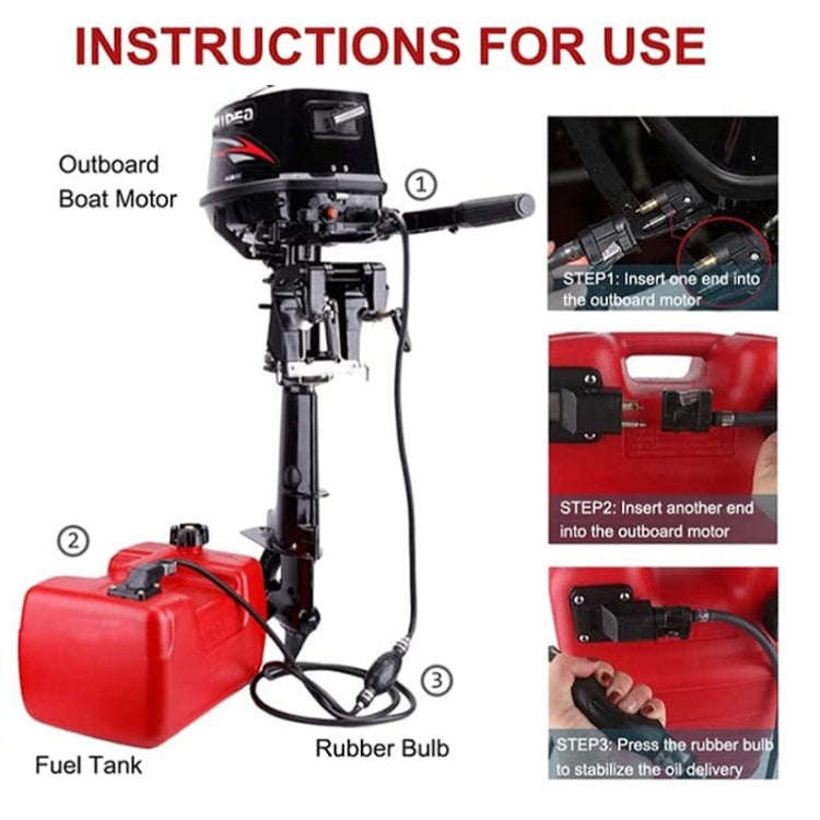 KOETSU Outboard Motor External Fuel Tank Accessories Spare Oil Drum, Capacity: 12L Outer Oil Tank