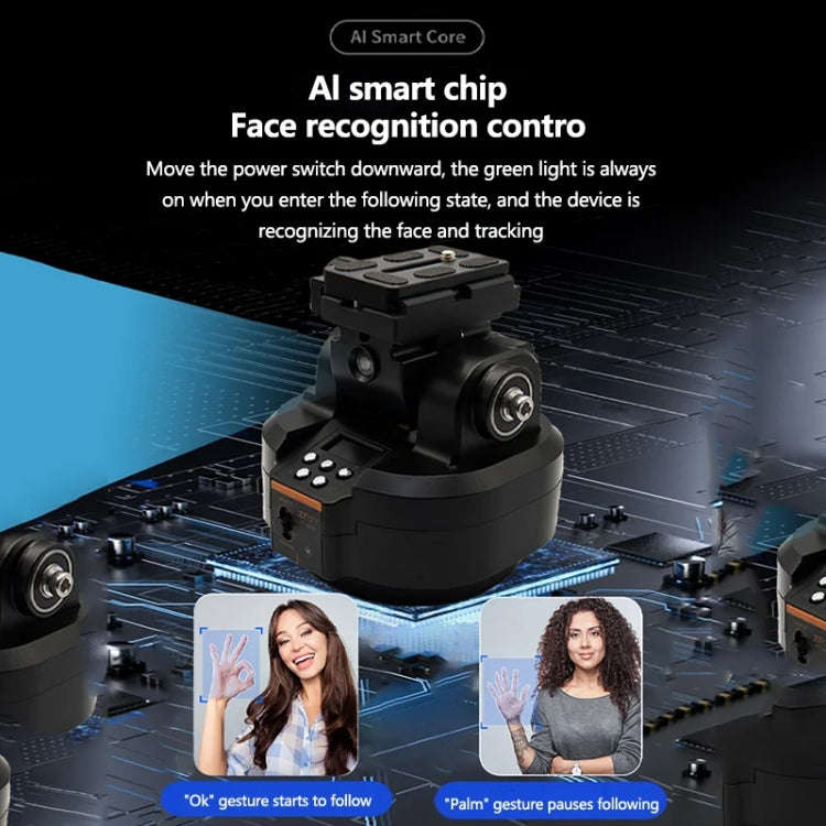 ZIFON YT-2000 Intelligent Electric Gimbal Rocker Panoramic Rotation Face Tracking Cell Phone Came...