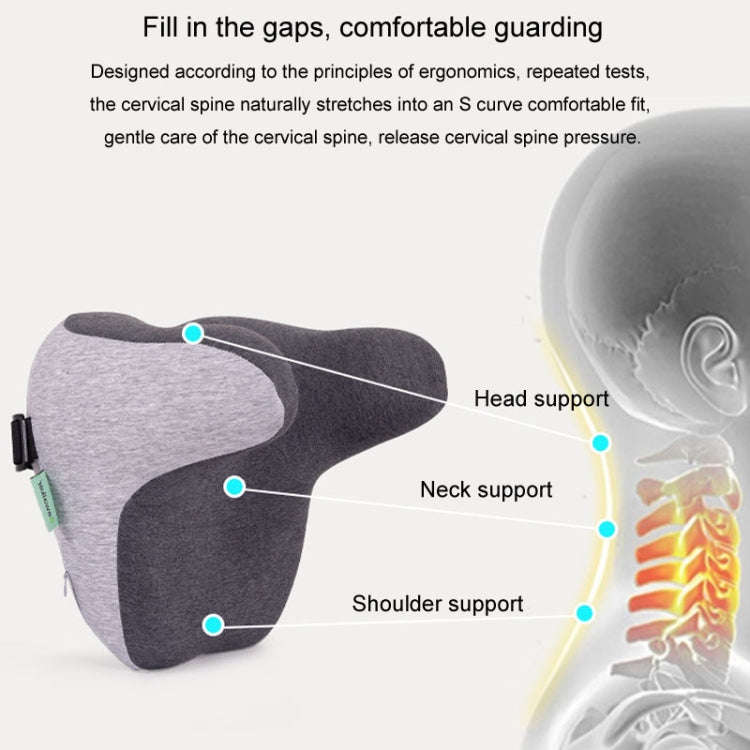 BEWALKER Car Headrest Memory Foam Neck Support Pillow Car Seat Cervical Cushion(Green)