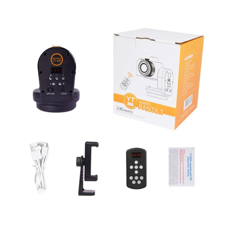 Desiontal YT-800 Cell Phone Camera Remote Control Gimbal 360 Rotation Panoramic Shooting Stabiliz...